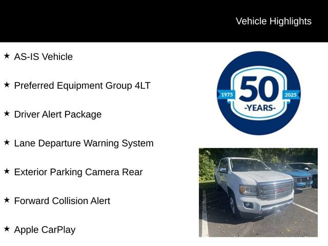 Used 2016 GMC Canyon SLT w/ Driver Alert Package AWD/4WD image 5