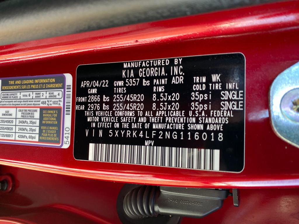 Used 2022 Kia Sorento SX image 29