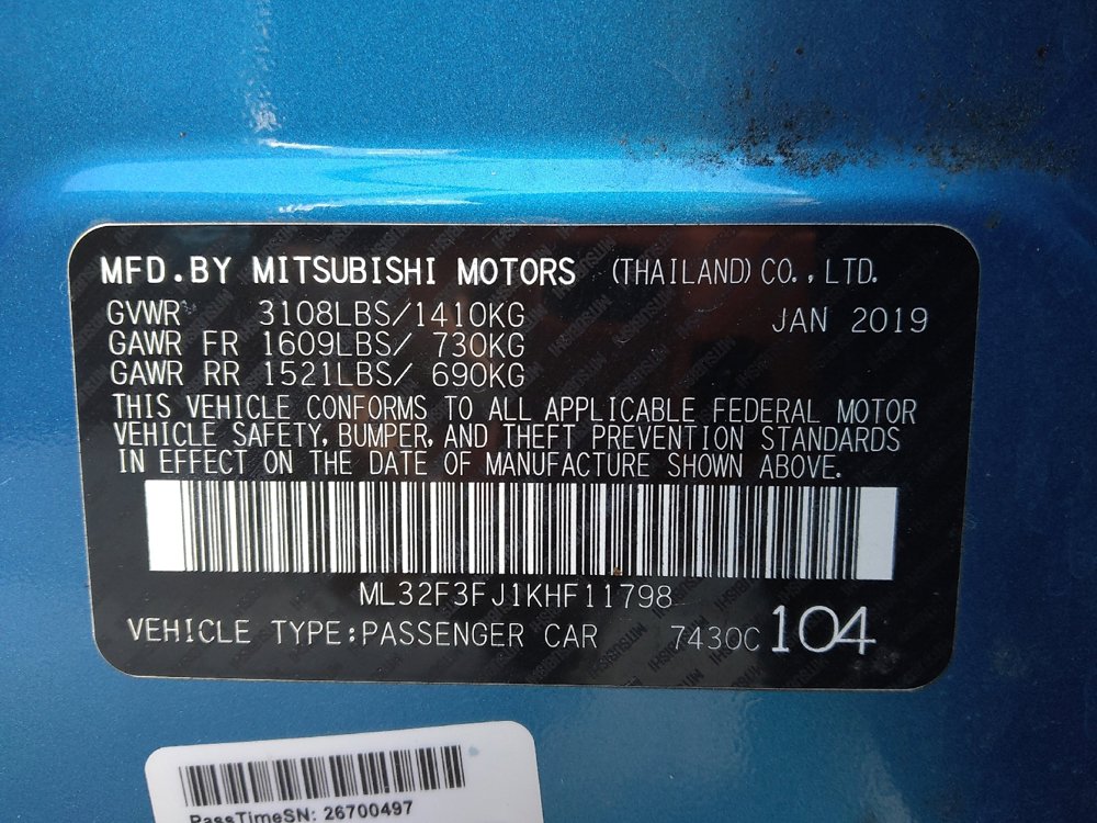 Used 2019 Mitsubishi Mirage G4 ES image 33