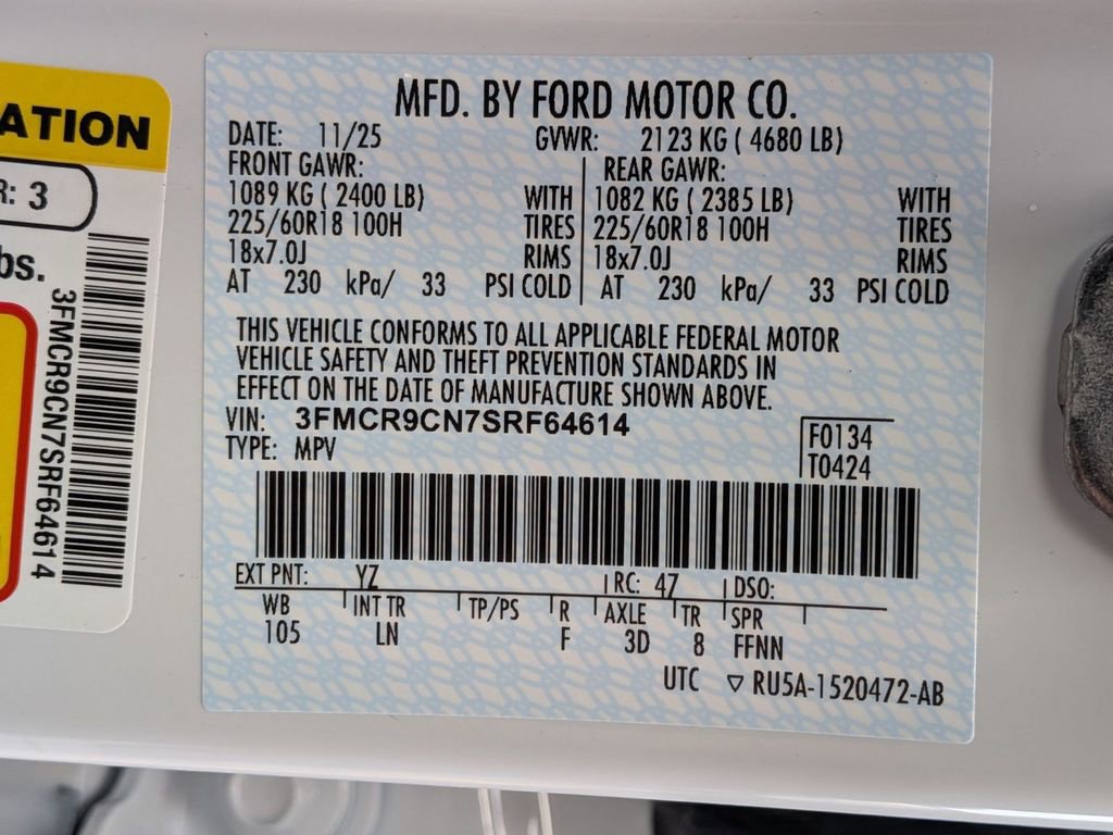 New 2025 Ford Bronco Sport Outer Banks w/ Outer Banks Tech Package+ image 52