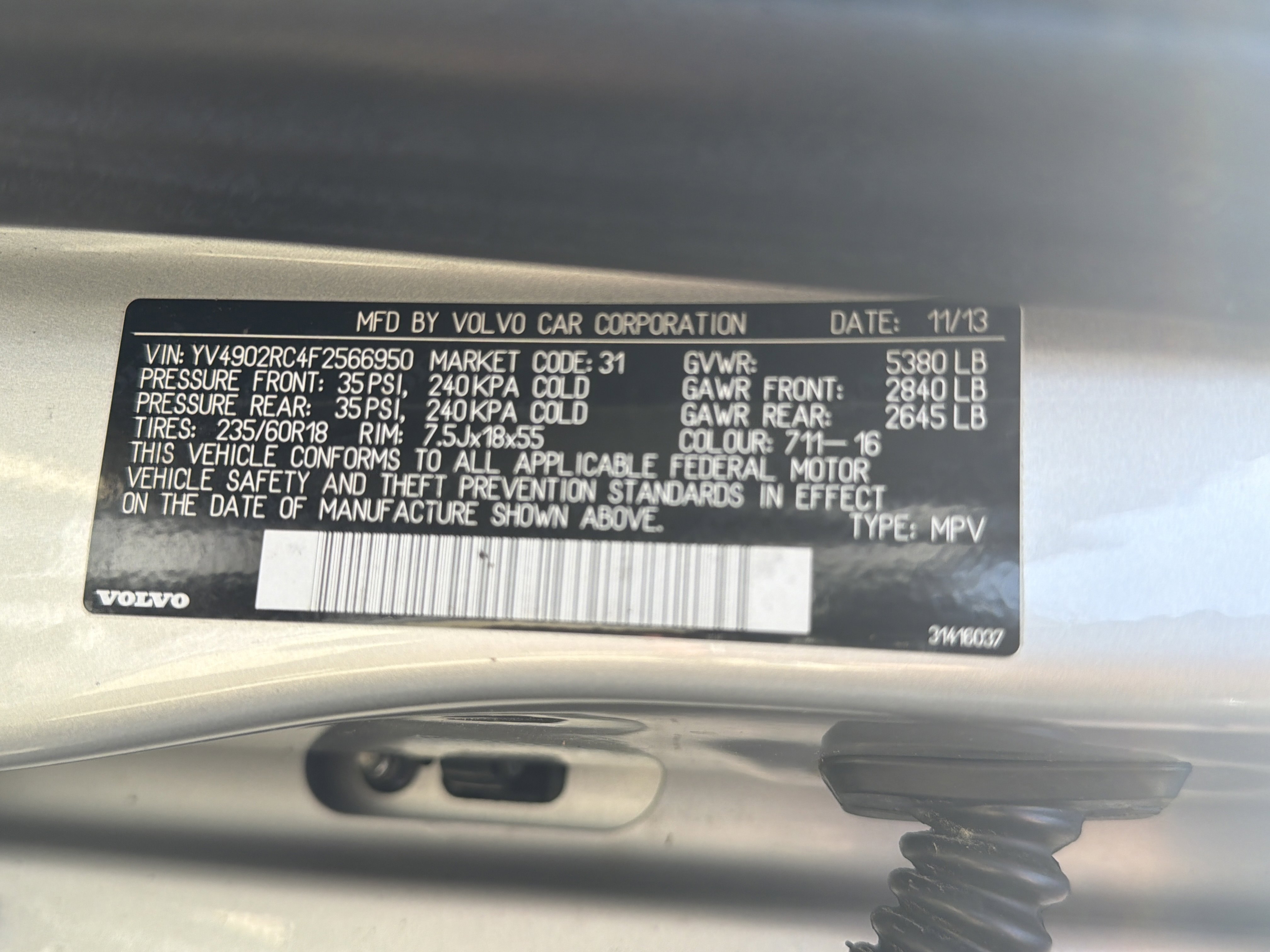 Used 2015 Volvo XC60 T6 Premier Plus image 34