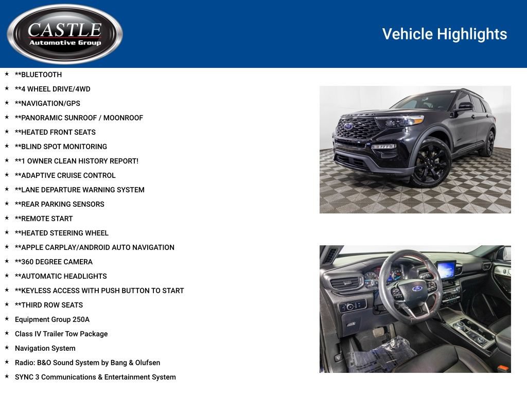 Used 2023 Ford Explorer ST-Line AWD/4WD image 3
