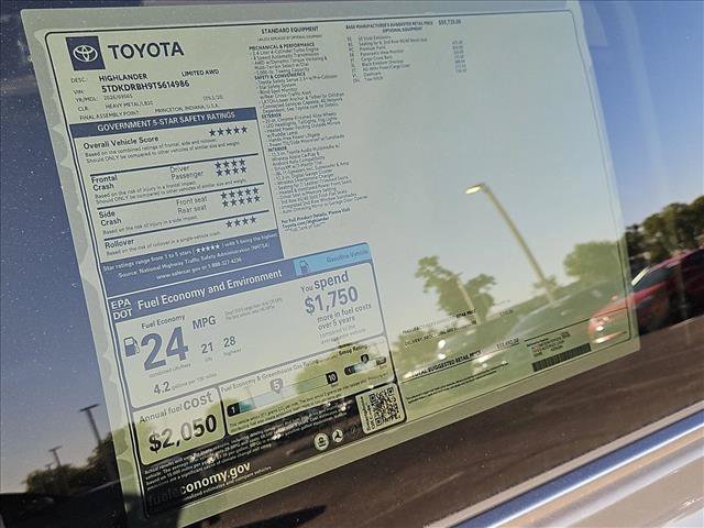 New 2026 Toyota Highlander Limited AWD/4WD image 17