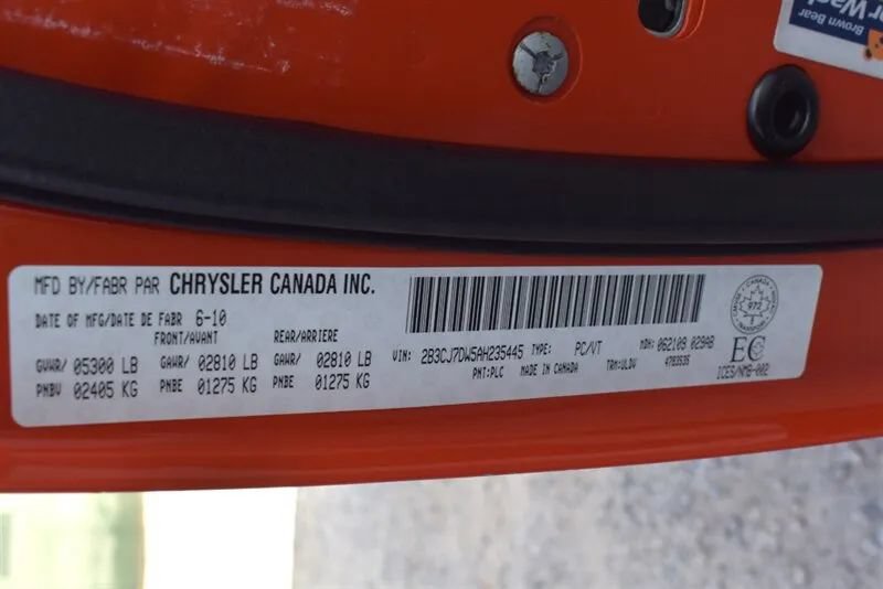 Used 2010 Dodge Challenger SRT8 w/ SRT Option Group II RWD image 32