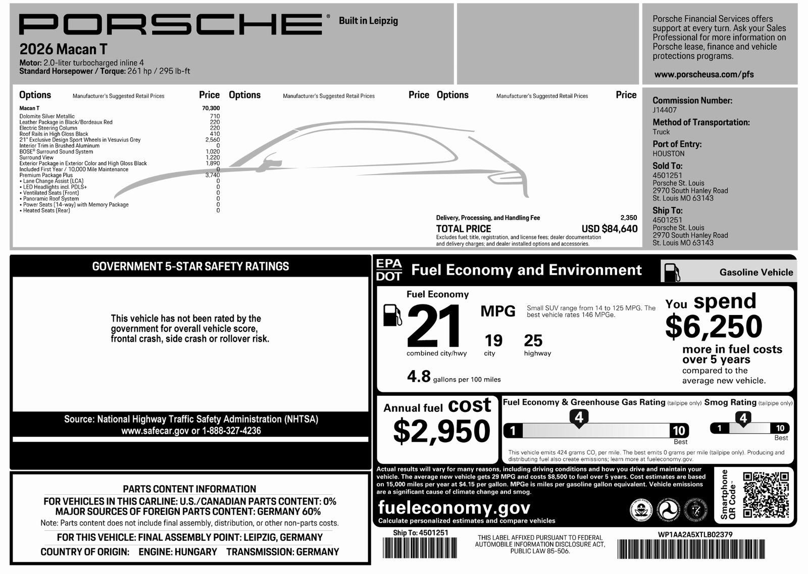 Certified 2026 Porsche Macan Turbo AWD/4WD image 50