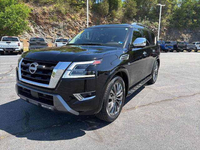 Certified 2021 Nissan Armada Platinum w/ Captain's Chairs Package