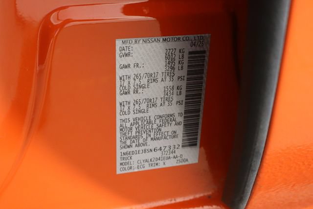 Used 2025 Nissan Frontier Pro-X RWD image 39