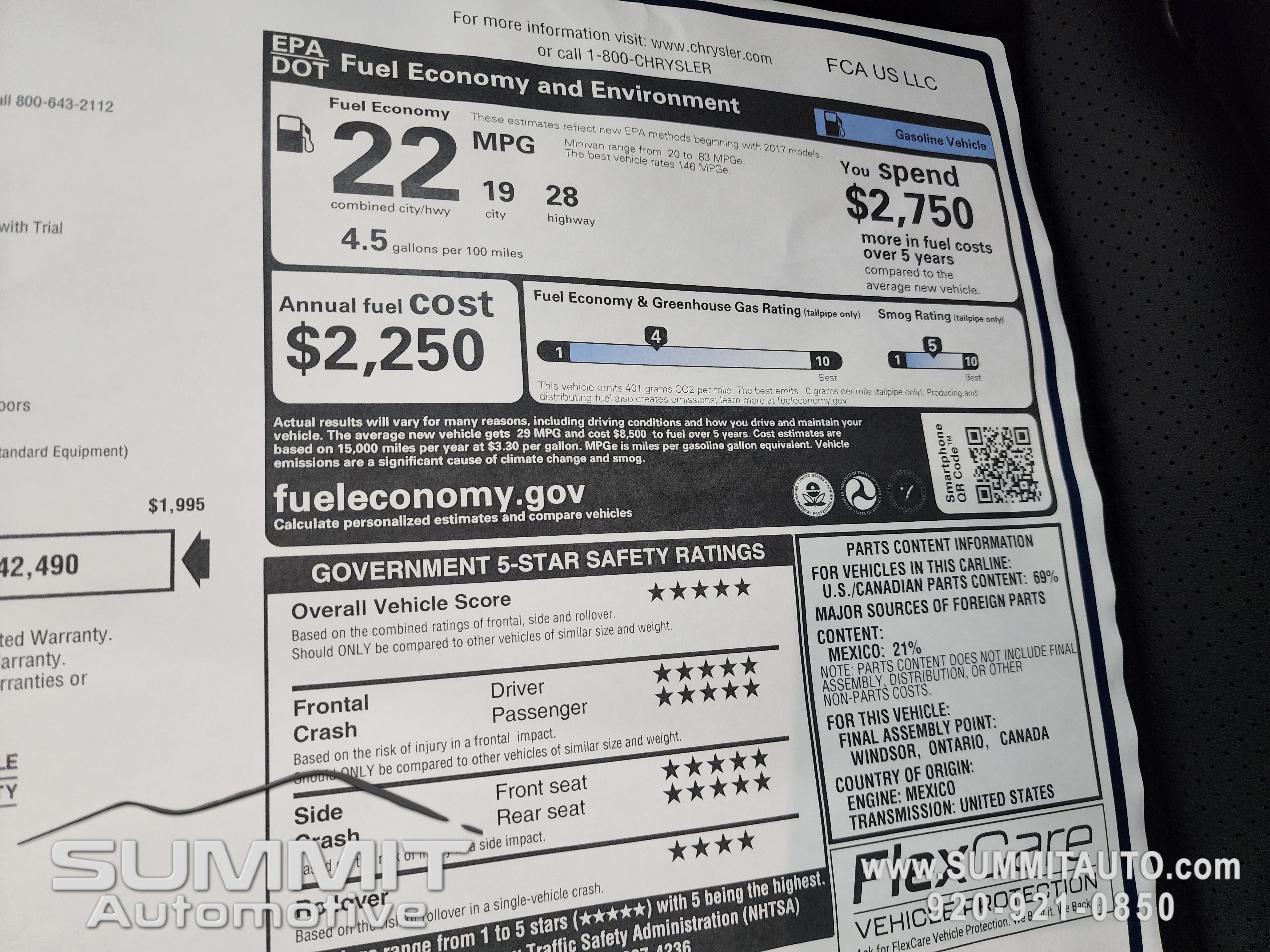 New 2026 Chrysler Voyager LX image 38