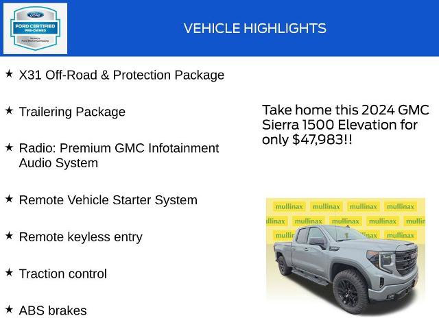 Used 2024 GMC Sierra 1500 Elevation AWD/4WD image 18