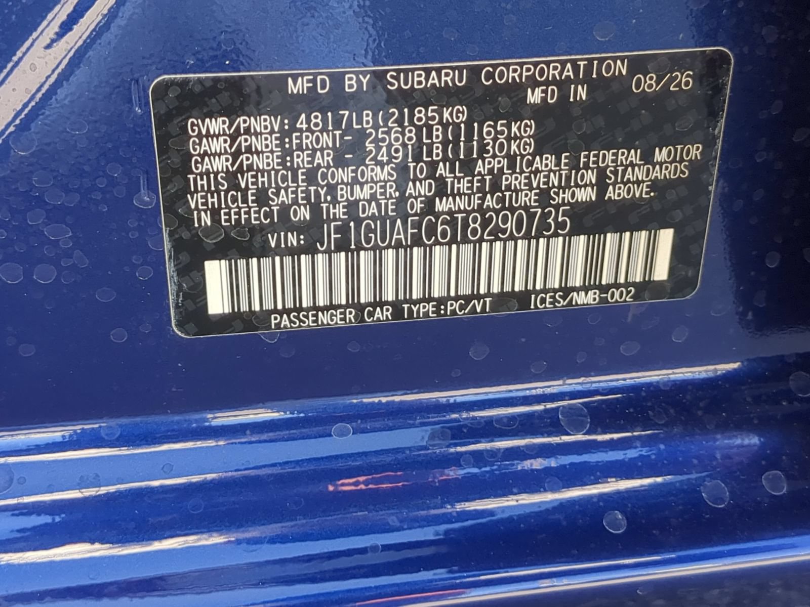 New 2026 Subaru Impreza 2.0i Sport AWD/4WD image 15
