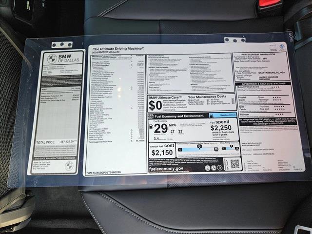 Used 2026 BMW X3 xDrive30 w/ Convenience Package AWD/4WD image 17