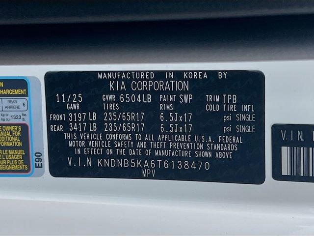 New 2026 Kia Carnival LXS image 34