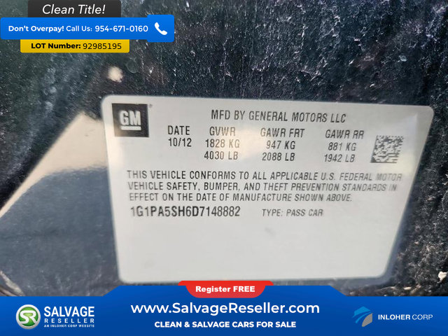 Used 2013 Chevrolet Cruze LS image 16