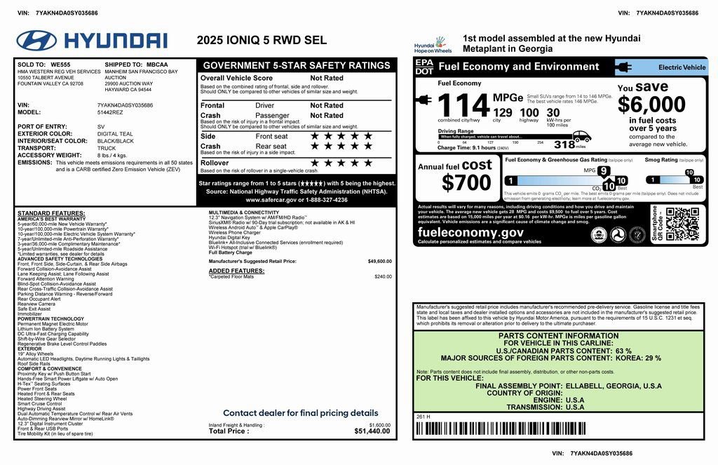 Used 2025 Hyundai Ioniq 5 SEL image 4