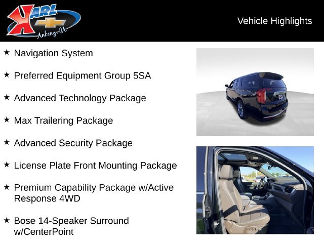 Certified 2024 GMC Yukon XL Denali w/ Advanced Technology Package AWD/4WD image 2