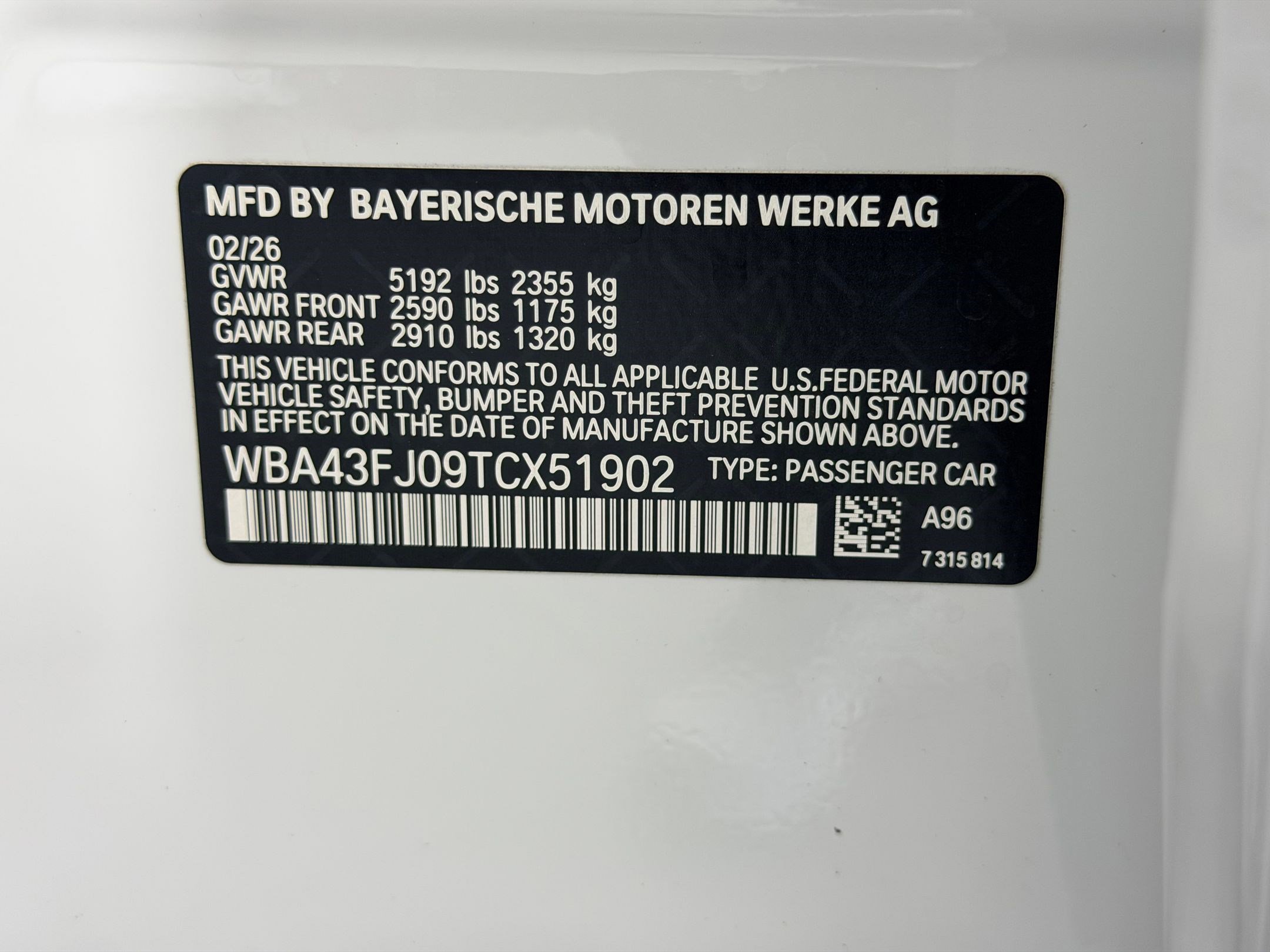 New 2026 BMW 530i w/ M Sport Package RWD image 18