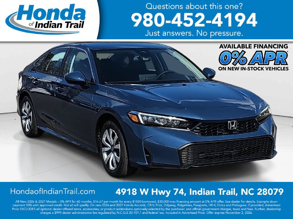 Used 2026 Honda Civic LX 360° Tour