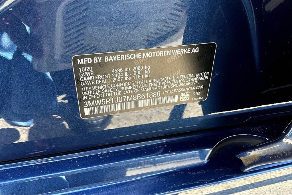 Used 2021 BMW 330i Sedan w/ Convenience Package RWD image 20