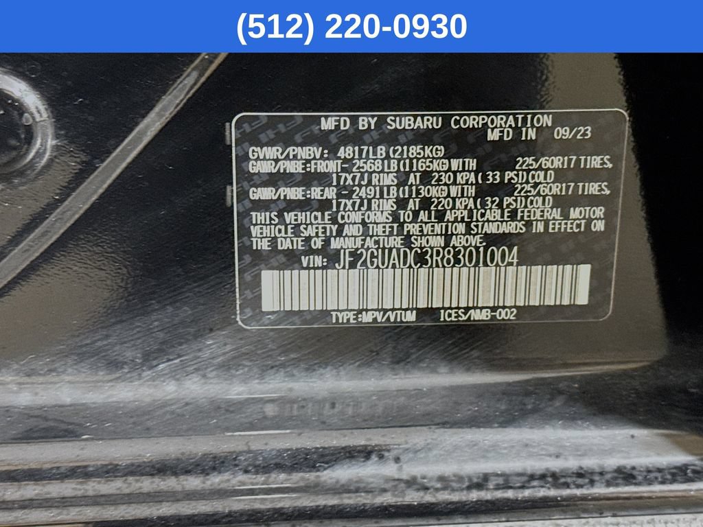 Used 2024 Subaru Crosstrek 2.0i Premium AWD/4WD image 41