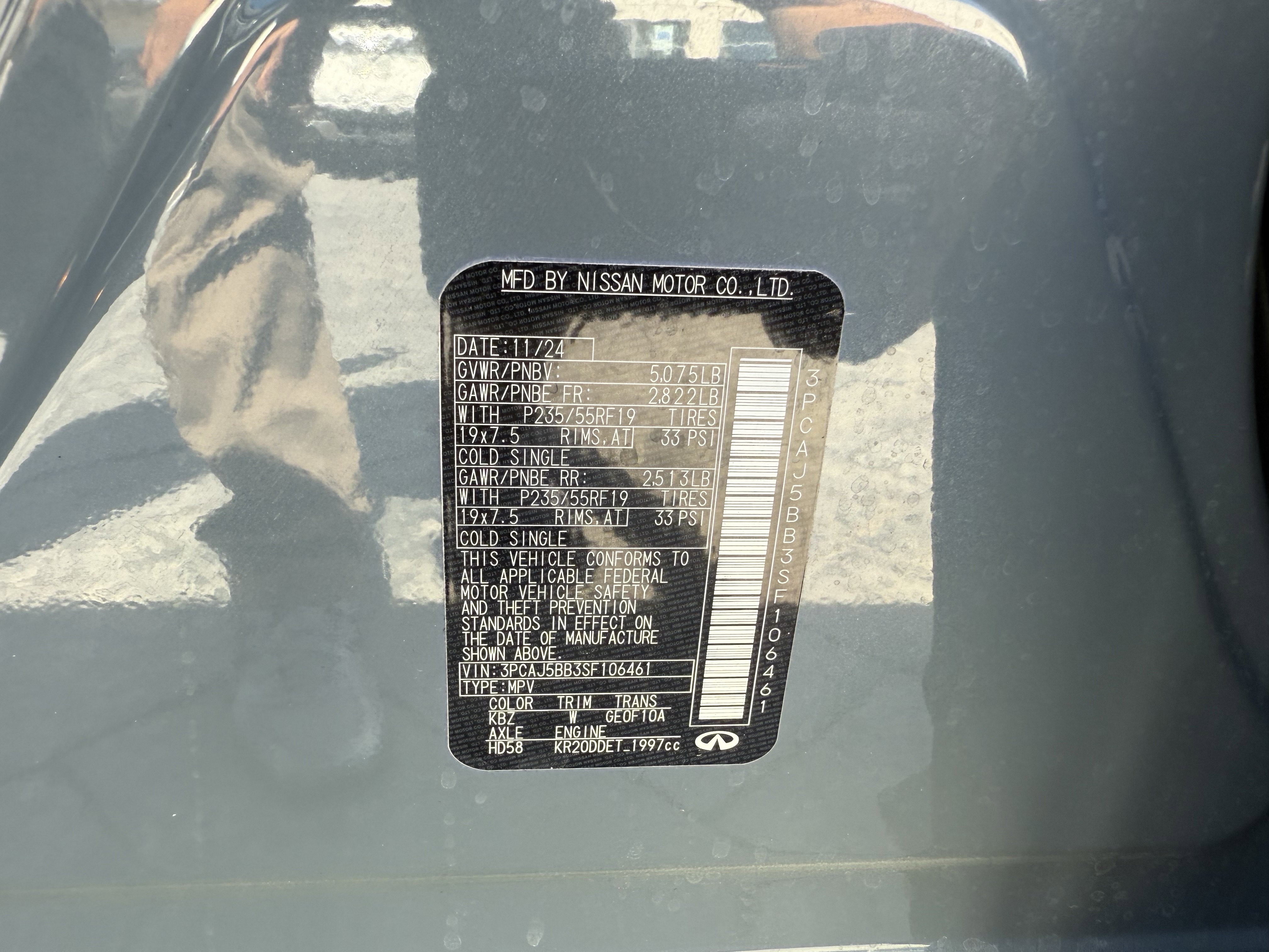 Certified 2025 INFINITI QX50 Luxe w/ Accent Package image 29