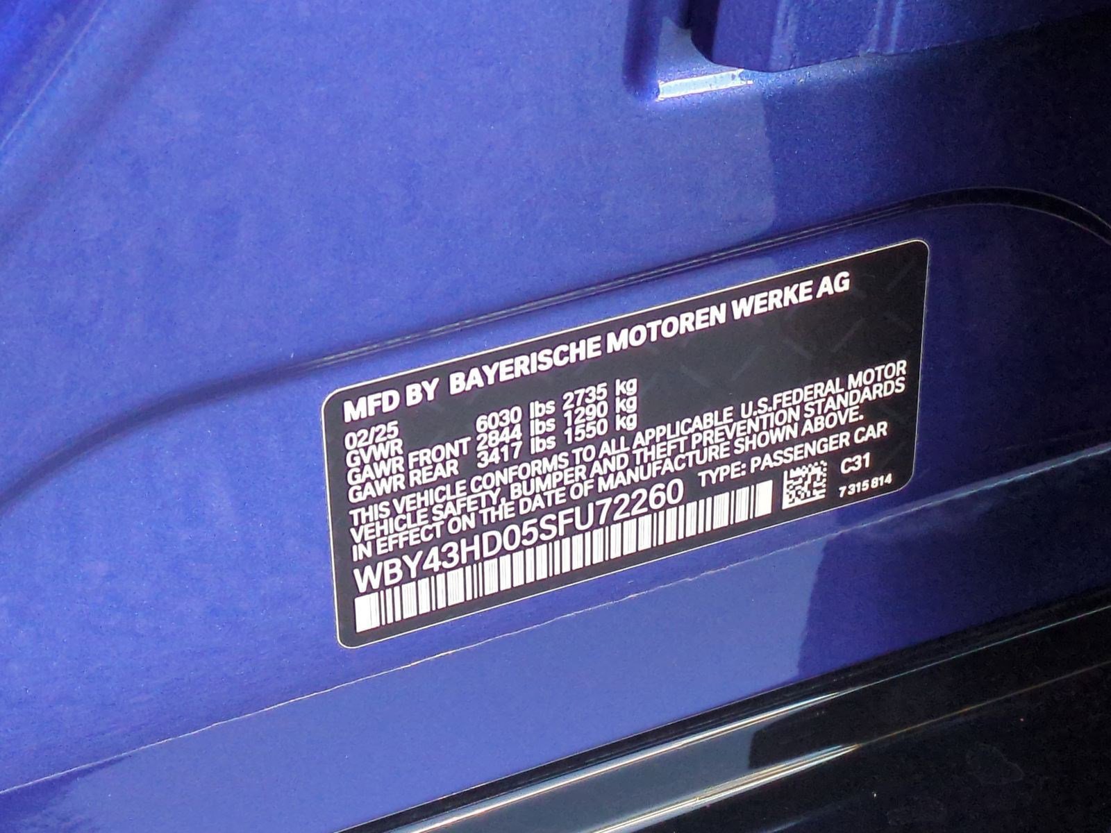 Certified 2025 BMW i4 xDrive40i w/ M Sport Package image 34