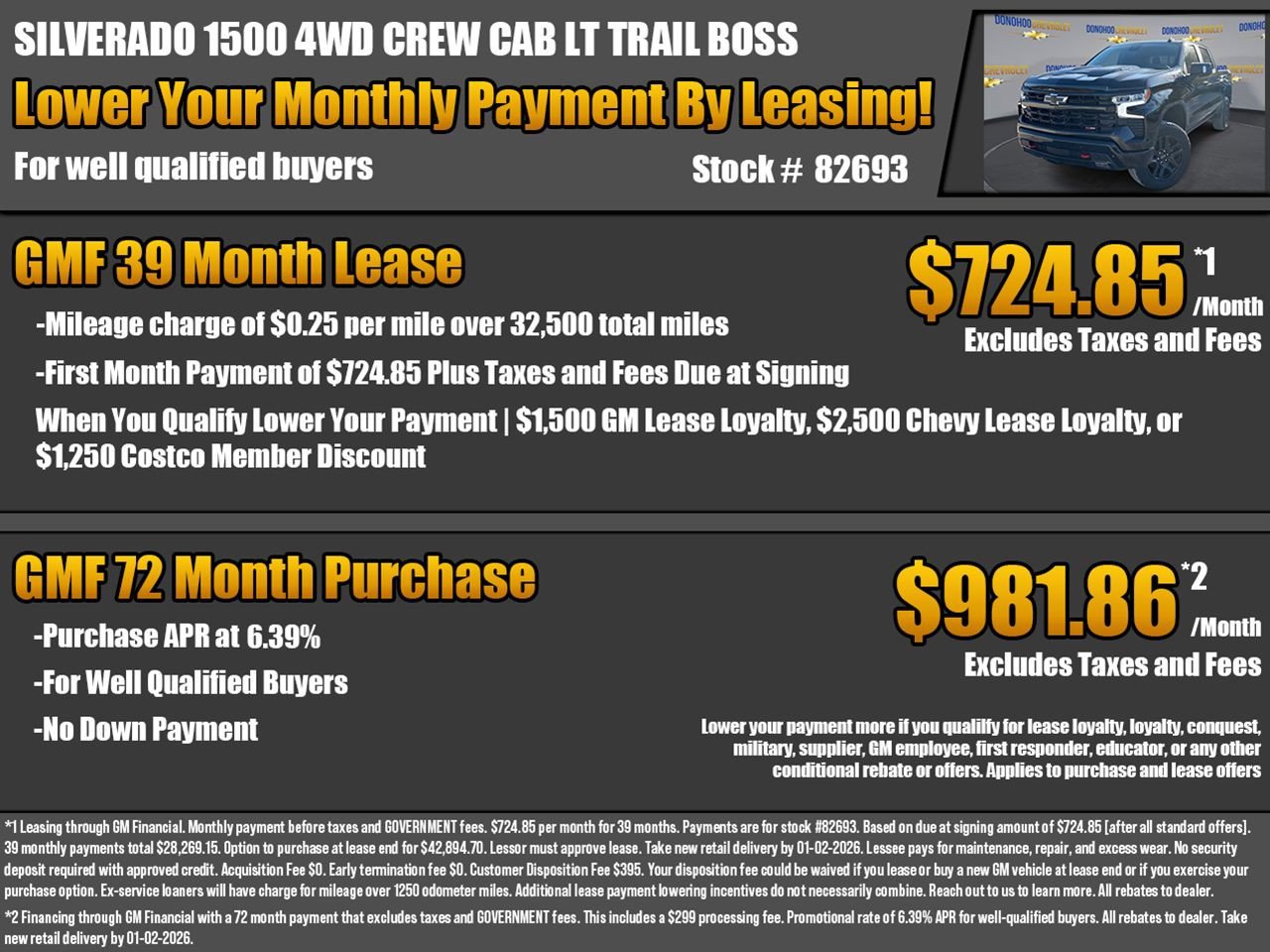 New 2026 Chevrolet Silverado 1500 LT Trail Boss w/ LT Trail Boss Premium Package image 2