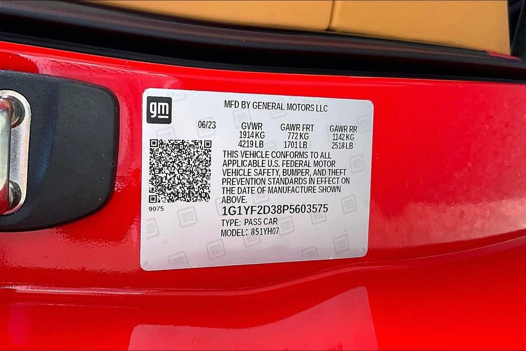 Used 2023 Chevrolet Corvette Z06 w/ Engine Appearance Package image 16