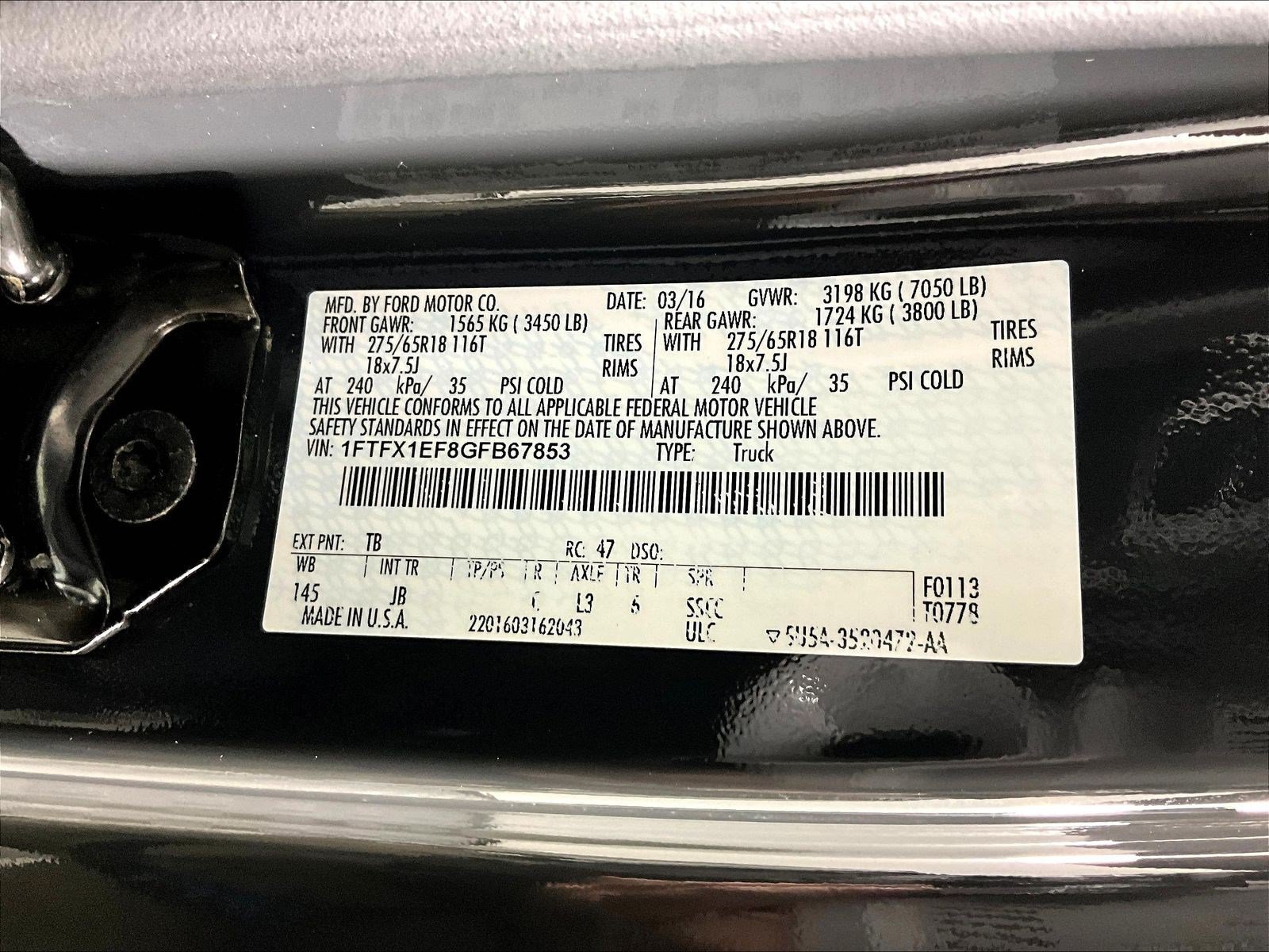 Used 2016 Ford F150 XLT w/ Equipment Group 302A Luxury AWD/4WD image 20
