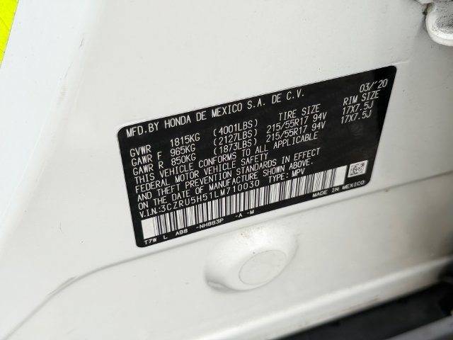Certified 2020 Honda HR-V EX image 20