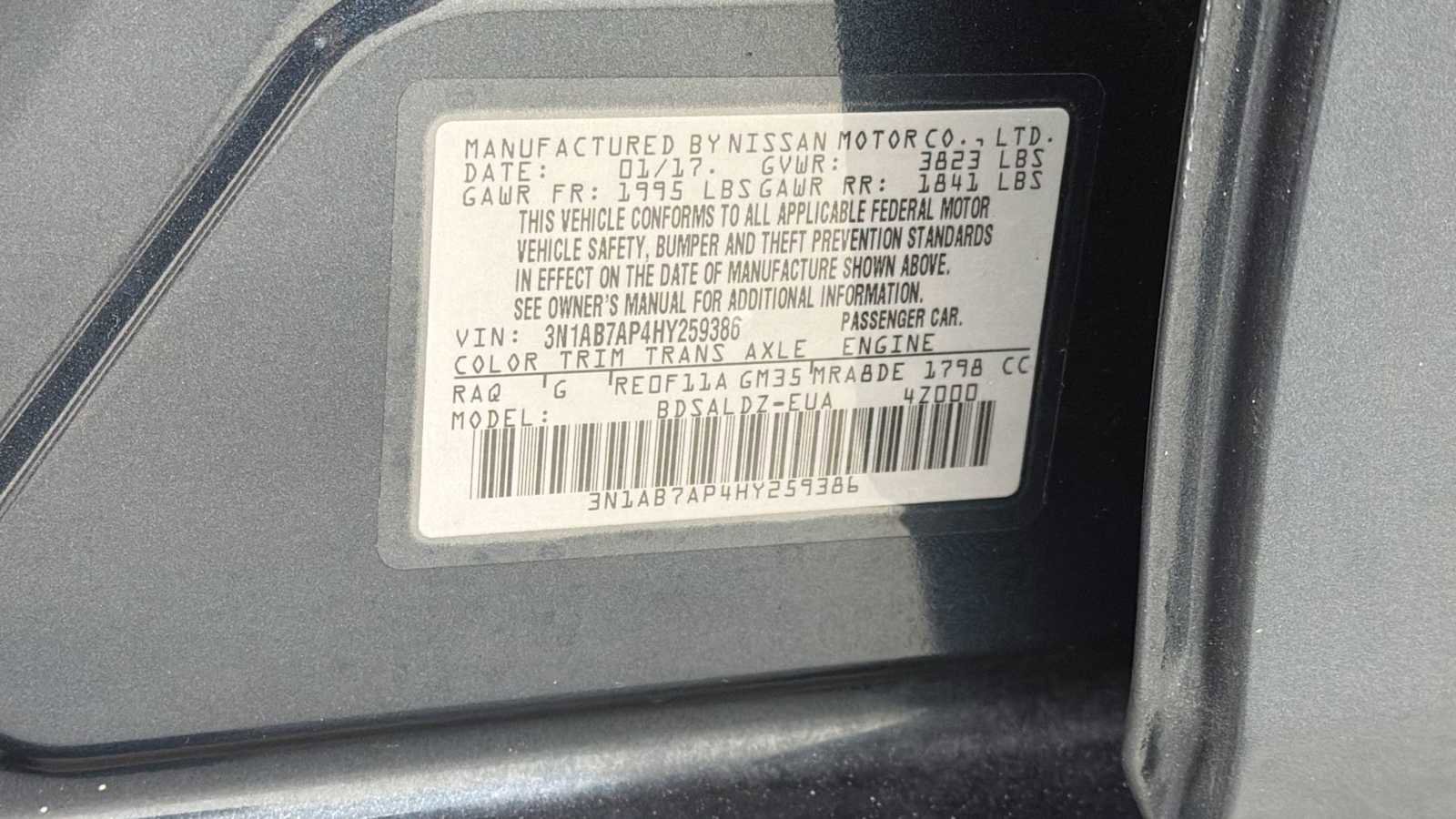 Used 2017 Nissan Sentra SV image 11