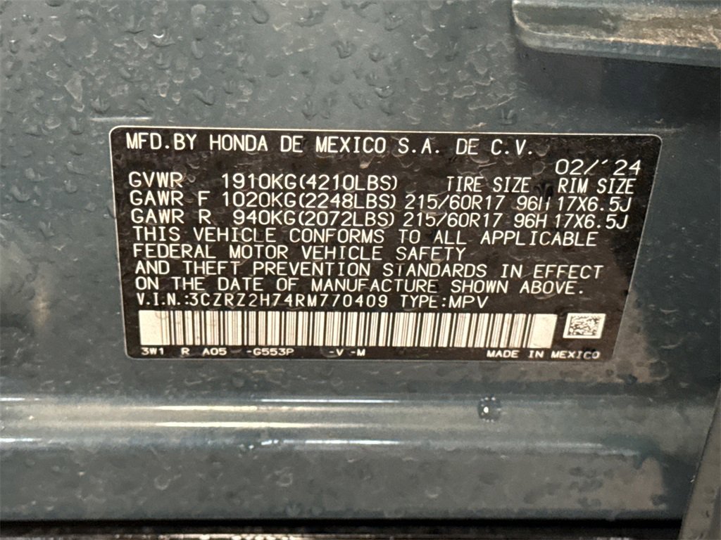 Used 2024 Honda HR-V EX-L image 29
