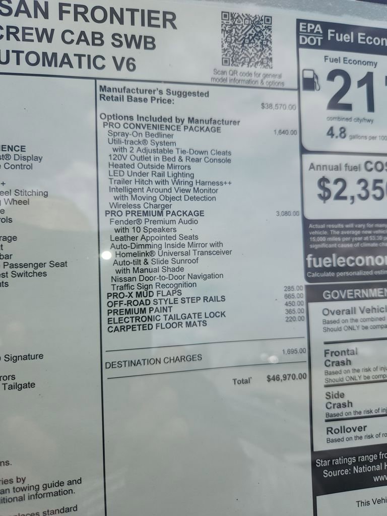 New 2026 Nissan Frontier Pro-X image 2