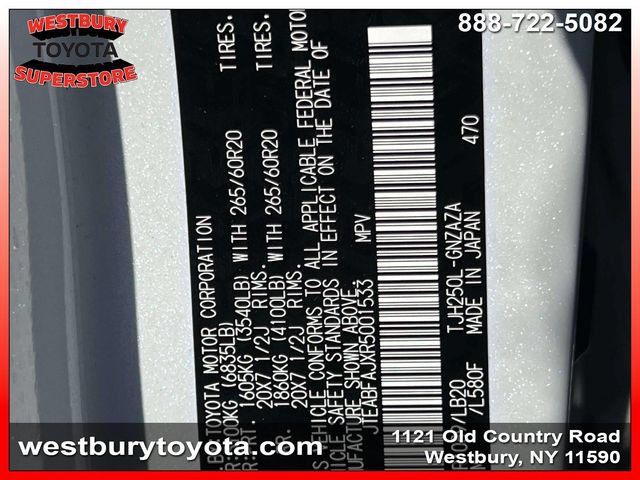 Used 2024 Toyota Land Cruiser w/ Premium Package AWD/4WD image 20