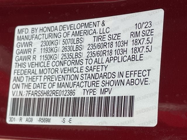Certified 2024 Honda CR-V Sport-L image 32
