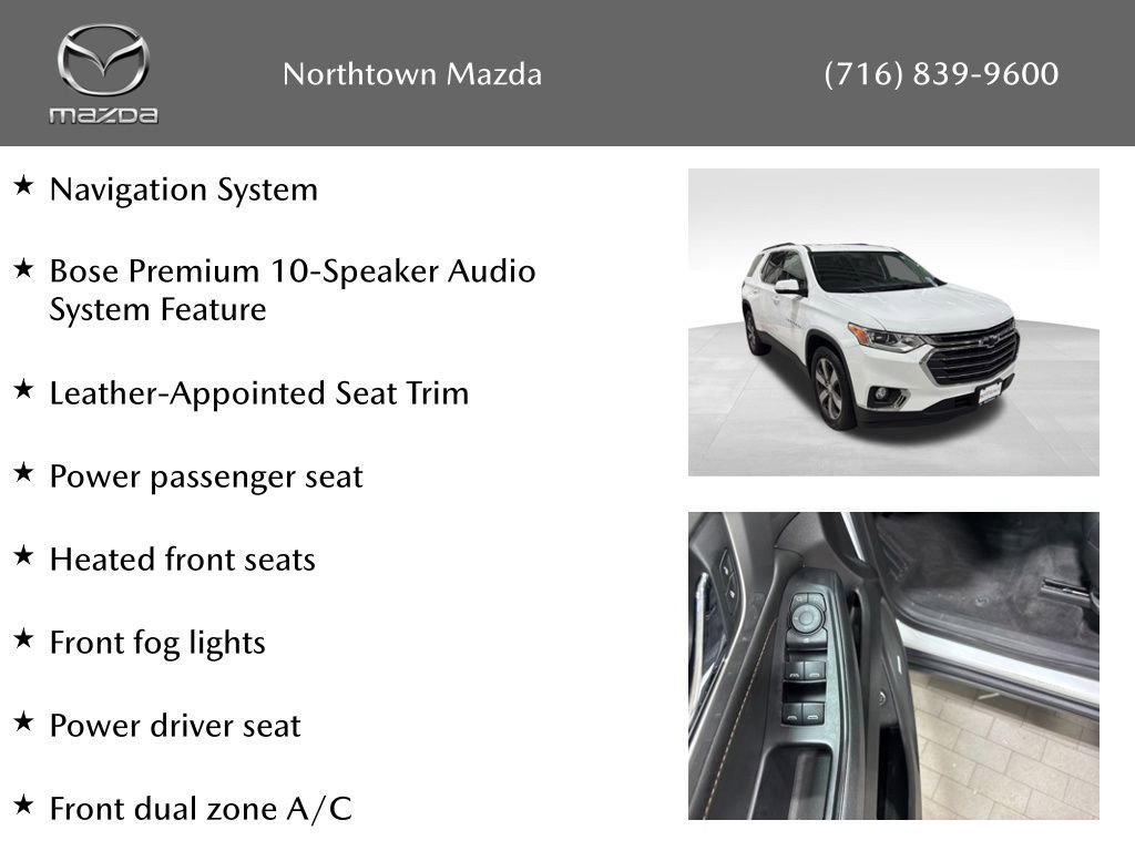 Used 2019 Chevrolet Traverse LT w/ LT Premium Package image 2