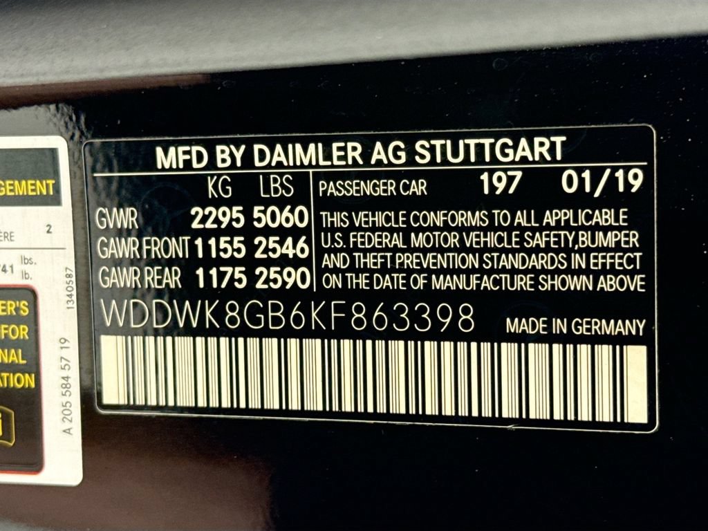 Used 2019 Mercedes-Benz C 63 AMG Cabriolet image 31