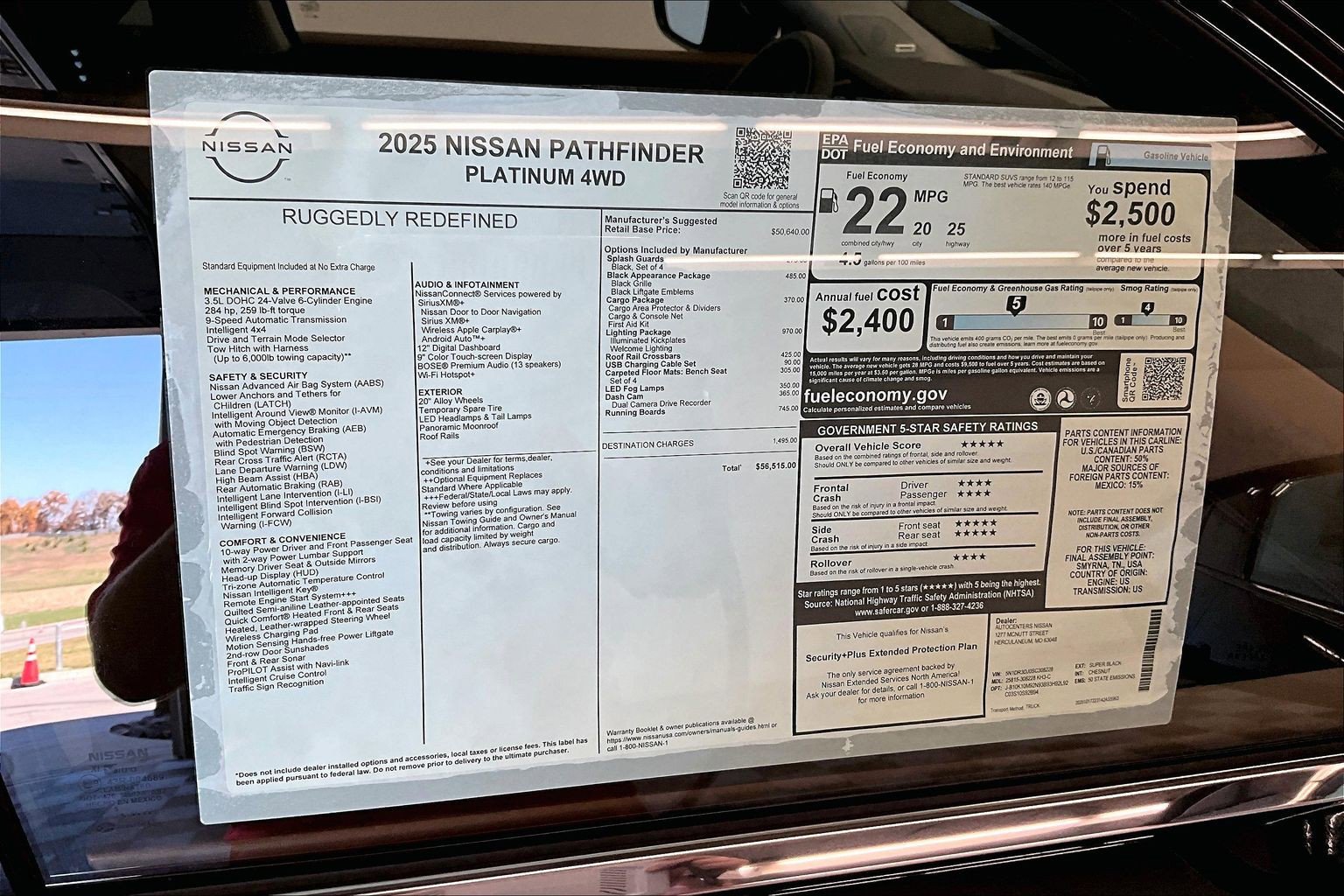 New 2025 Nissan Pathfinder Platinum w/ Lighting Package (N93) AWD/4WD image 80