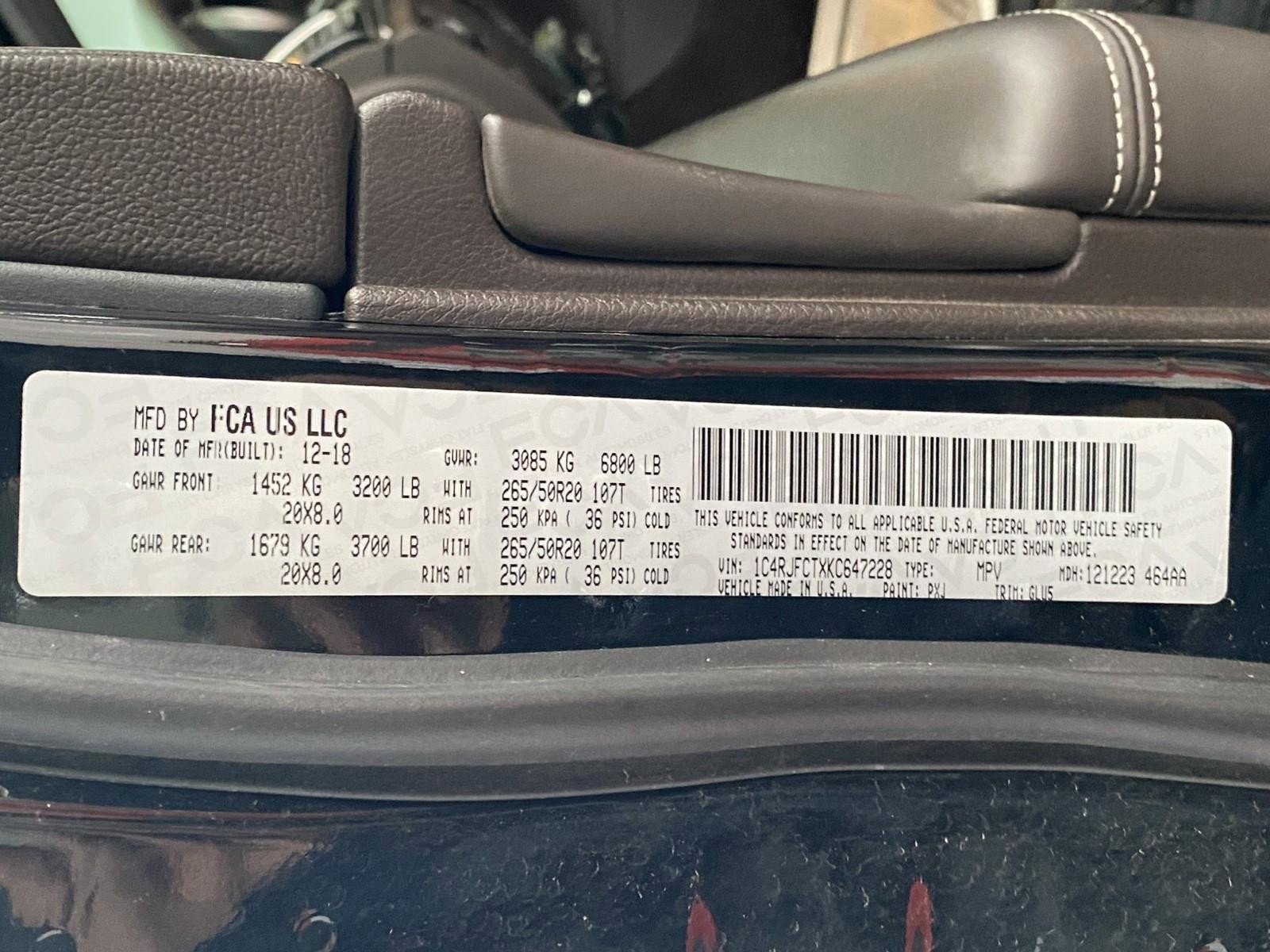 Used 2019 Jeep Grand Cherokee Overland image 30