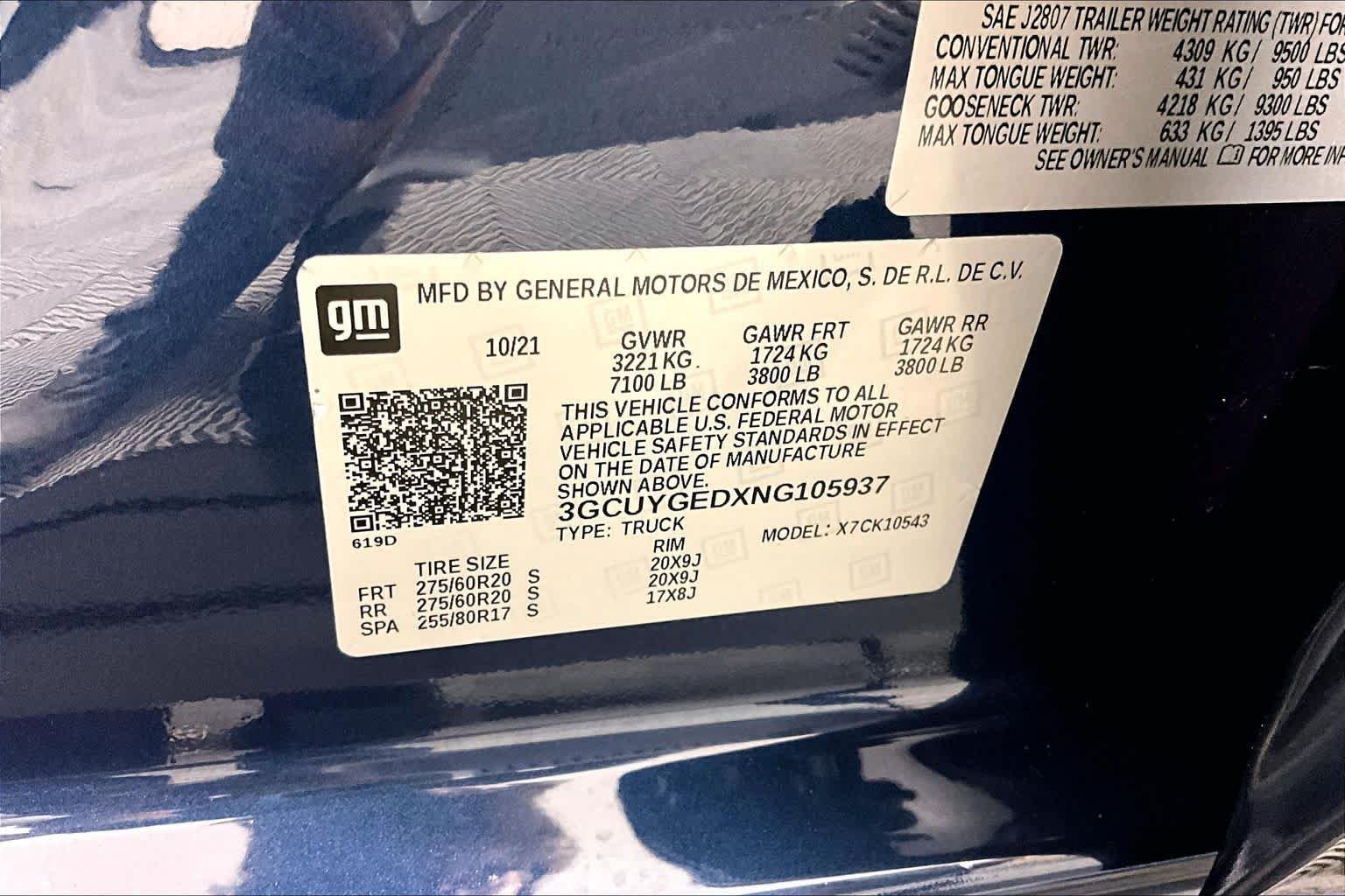 Certified 2022 Chevrolet Silverado 1500 LTZ w/ LTZ Premium Texas Edition AWD/4WD image 33