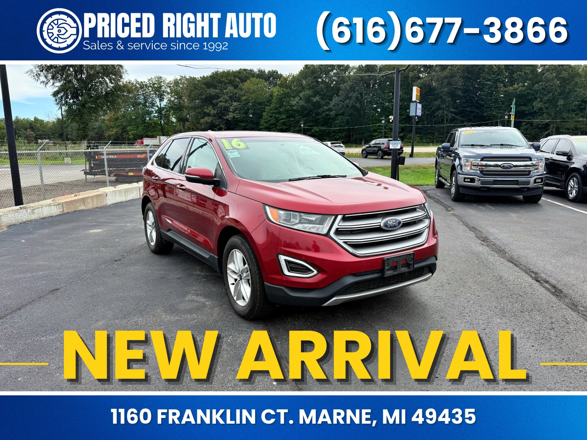 Used 2016 Ford Edge SEL w/ Equipment Group 201A AWD/4WD image 1