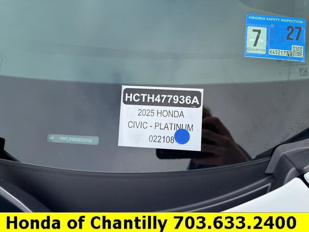 Certified 2025 Honda Civic Sport image 34