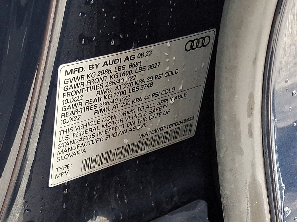 Certified 2023 Audi SQ8 Prestige AWD/4WD image 28