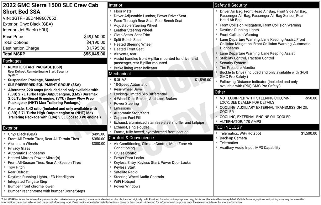 Used 2022 GMC Sierra 1500 SLE image 5