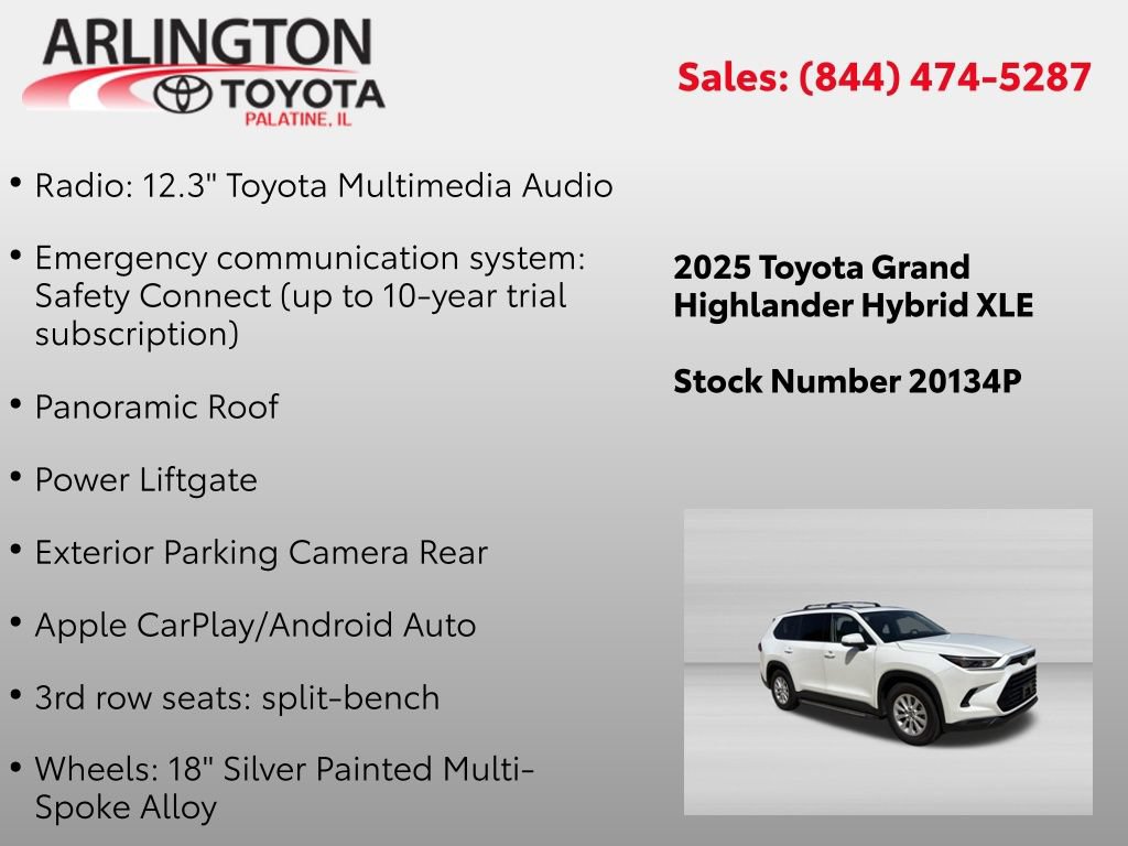 Used 2025 Toyota Grand Highlander AWD Hybrid image 4