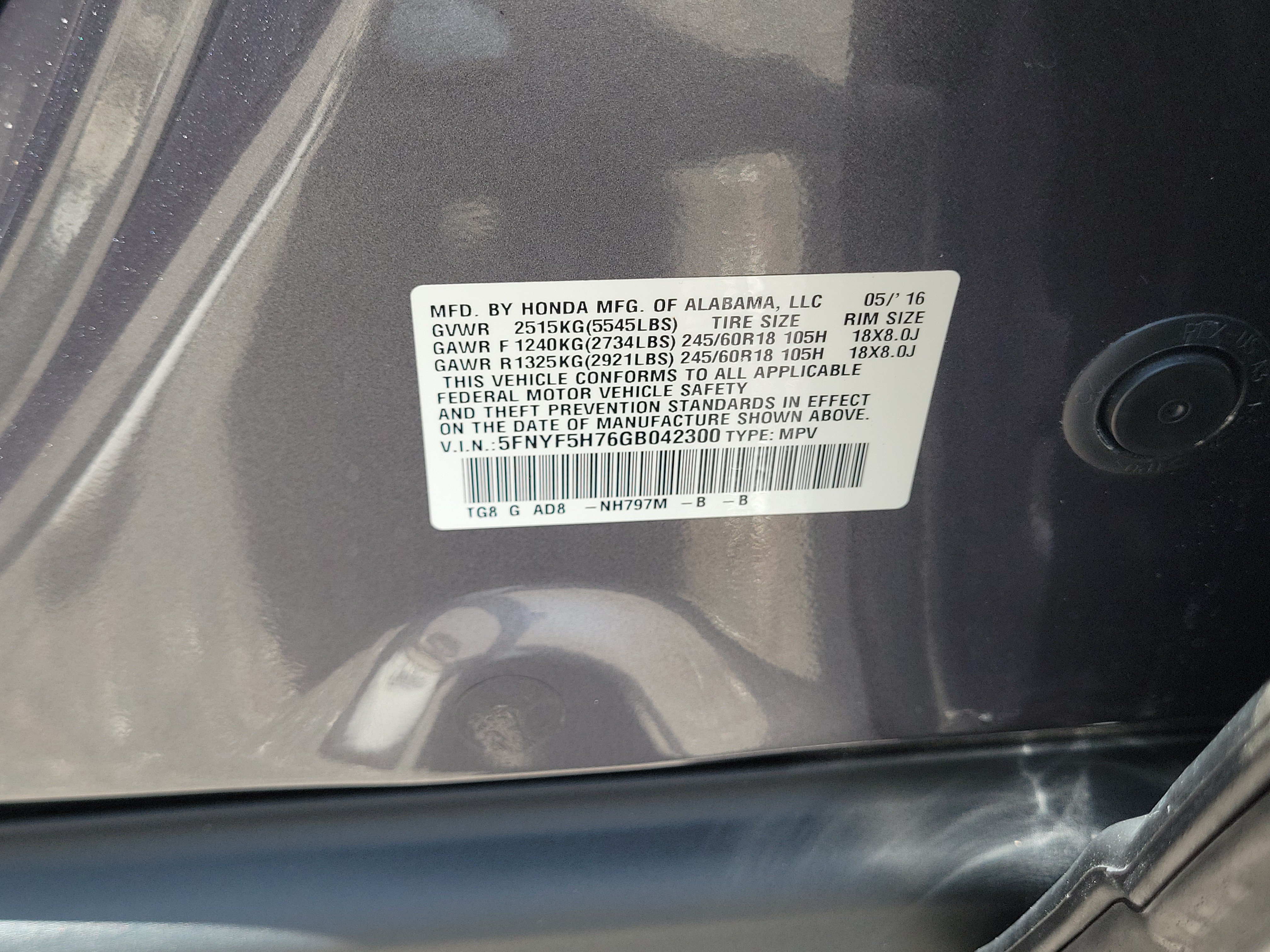 Used 2016 Honda Pilot EX-L image 34