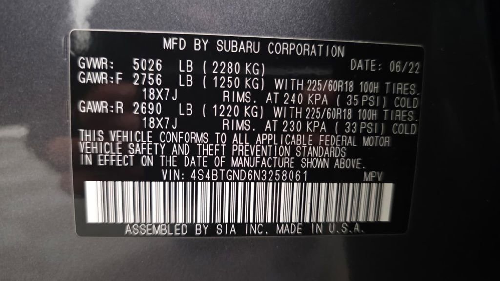 Used 2022 Subaru Outback Limited XT image 27