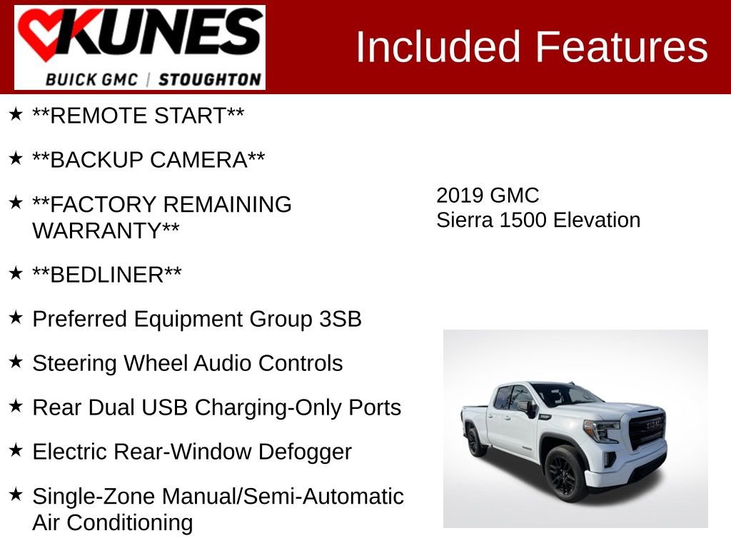 Used 2019 GMC Sierra 1500 Elevation image 2