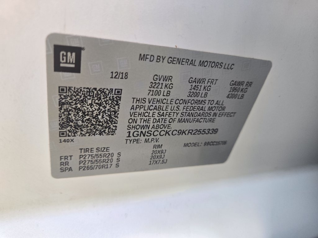 Used 2019 Chevrolet Tahoe Premier RWD image 14