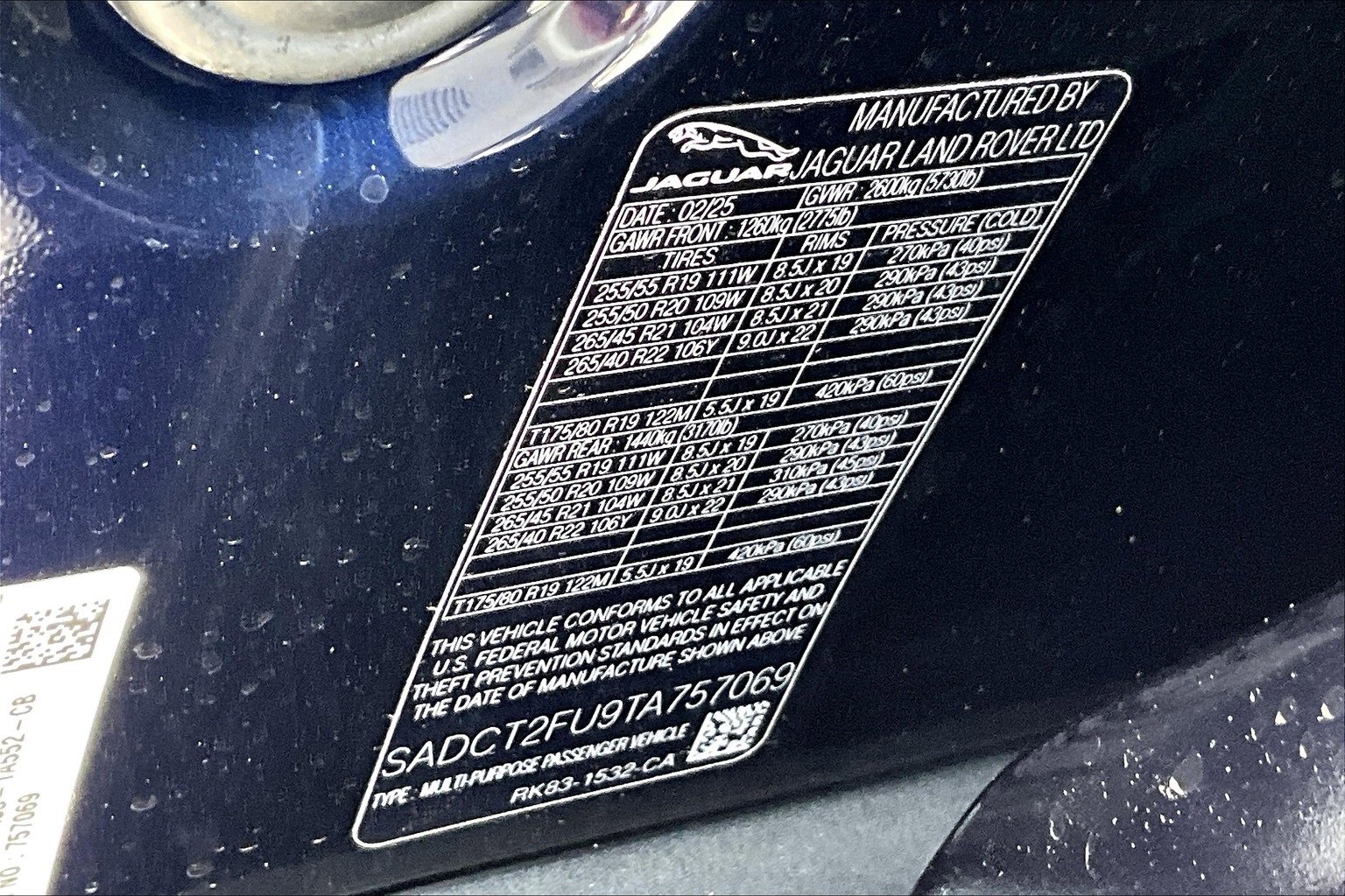 New 2026 Jaguar F-PACE R-Dynamic S image 13