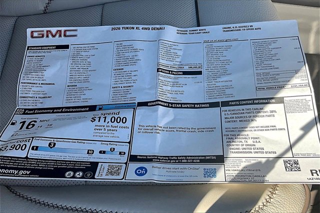 New 2026 GMC Yukon XL Denali image 14